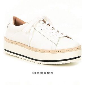 White platform shoes